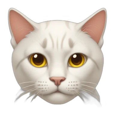 Cat with muscles sticker