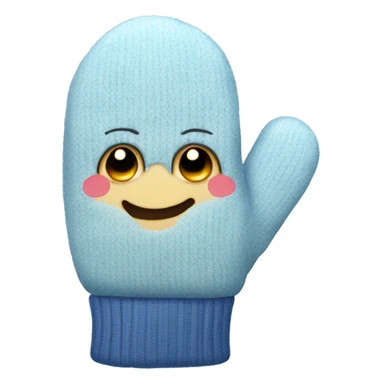 Cute mittens sticker