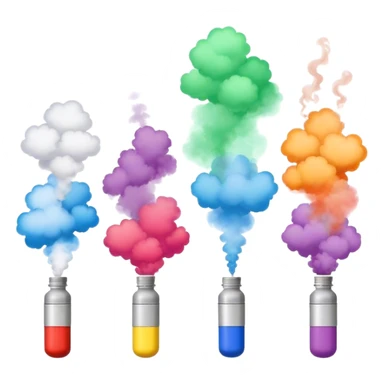 Smoke bomb color combos  sticker