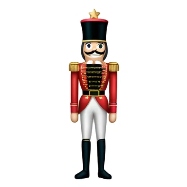 christmas nutcracker full body sticker