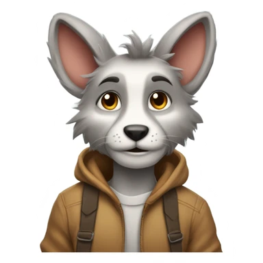 Anthropomorphic Furry Animal Fursona sticker