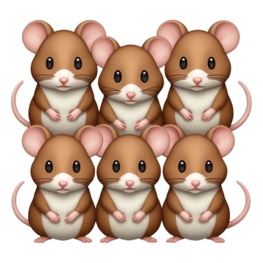 Woolly mice sticker