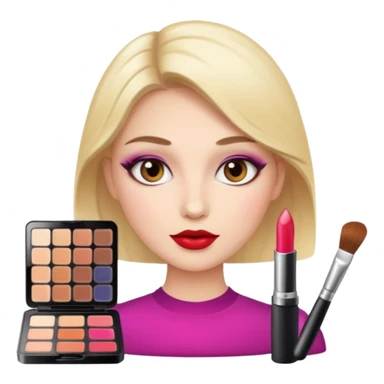 Cosmetics and makeup women  sticker