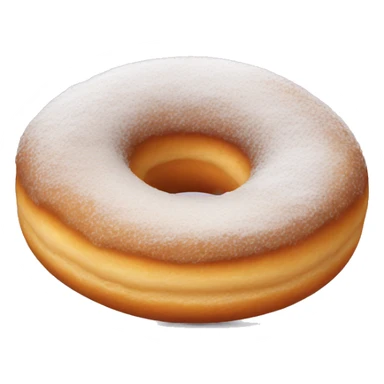 powdered donut sticker