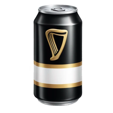 Guinness beer can sticker