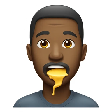 Homme qui mange une sucette sticker