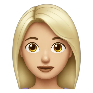 russian brunette sticker