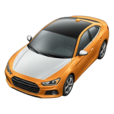 a sporty car sticker