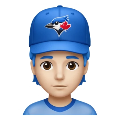 a see throug top of a roty that has a brain that you can whering a 67 shirt and a toronto blue jays hat sticker