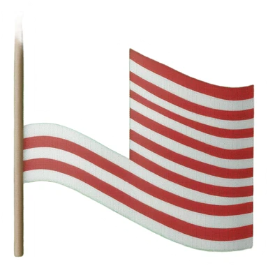 Country flag horizontal green white red  sticker