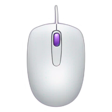 computer mouse over purple rectangle sticker