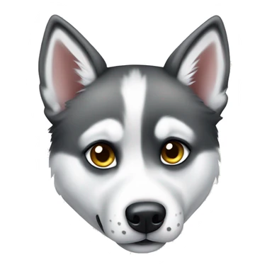 cute Siberian husky  sticker