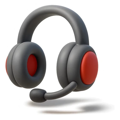 {
  "title": "3D Skeuomorphic Emoji Icon Schema",
  "type": "object",
  "properties": {
    "object": {
      "type": "string",
      "description": "Name of the object to be represented (e.g., 'money bag', 'camera', 'pizza')."
    },
    "style": {
      "type": "string",
      "enum": ["3D skeuomorphic emoji"],
      "description": "Visual style to be used for rendering."
    },
    "materials": {
      "type": "object",
      "properties": {
        "base": {
          "type": "string",
          "description": "Primary material texture, e.g., 'smooth cloth', 'metallic', 'plastic'."
        },
        "details": {
          "type": "array",
          "items": { "type": "string" },
          "description": "Secondary materials or embellishments (e.g., rope, buttons, stitching)."
        }
      }
    },
    "colors": {
      "type": "object",
      "properties": {
        "baseColor": {
          "type": "string",
          "description": "Main color of the object (e.g., '#F5DEB3' for a beige sack)."
        },
        "accentColors": {
          "type": "array",
          "items": { "type": "string" },
          "description": "Accent or highlight colors (e.g., yellow for dollar sign)."
        }
      }
    },
    "lighting": {
      "type": "object",
      "properties": {
        "type": {
          "type": "string",
          "enum": ["soft", "ambient", "studio"],
          "description": "Lighting type used to shade and define volume."
        },
        "shadows": {
          "type": "boolean",
          "description": "Indicates if soft drop shadows are used."
        }
      }
    },
    "geometry": {
      "type": "object",
      "properties": {
        "dimensionality": {
          "type": "string",
          "enum": ["3D"],
          "description": "Indicates that object is rendered in 3D."
        },
        "roundedEdges": {
          "type": "boolean",
          "description": "Indicates if object has smooth, rounded edges."
        }
      }
    },
    "expression": {
      "type": "string",
      "enum": ["playful", "realistic", "friendly"],
      "description": "Overall emotional tone of the icon."
    },
    "background": {
      "type": "string",
      "enum": ["transparent", "white", "gradient"],
      "description": "Background type for the rendered emoji."
    }
  },
  "required": ["object", "style", "materials", "colors", "lighting", "geometry", "expression", "background"]
}

over the ear headphones with a mic and red accents sticker