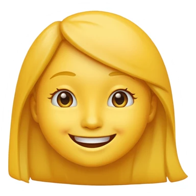 emoji smiling with joy, but only the side profile sticker