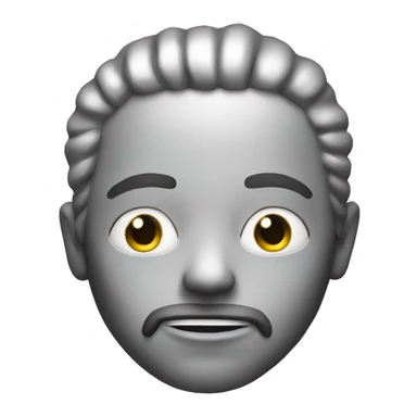 face without muse metal sticker