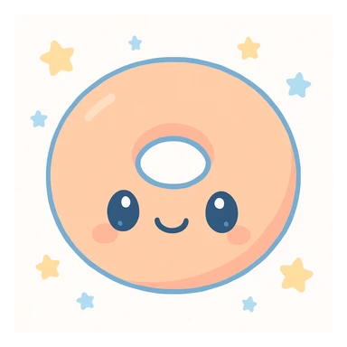 kawaii style carrot bagel, adorable, cute face, pastel colors sticker