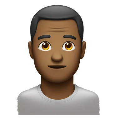 Side eye emoji smirking face sticker