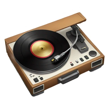 Record player sticker