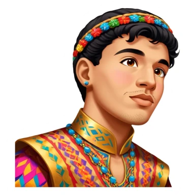 Folkloric Dancer sticker