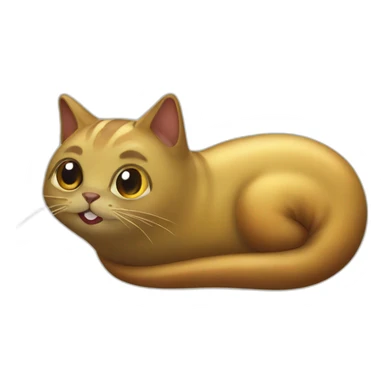 Slug cat sticker