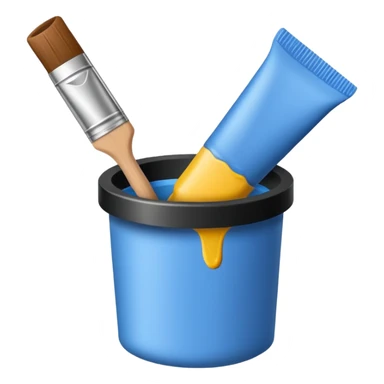 artist paint tube  sticker