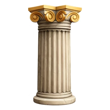 Greek mythology pillar sticker