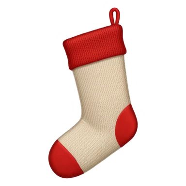 Beige christmas sticker