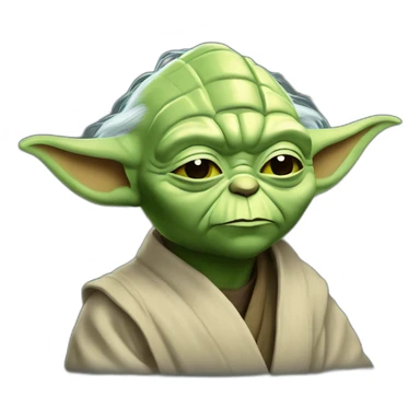 Maître Yoda qui dort sticker