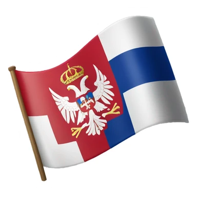 Serbia flag sticker