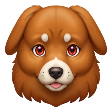 red eyed dog sticker