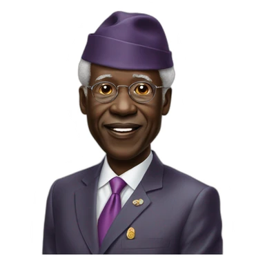 Tinubu Nigerian president sticker