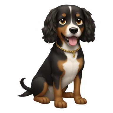 dog is the best queen  sticker