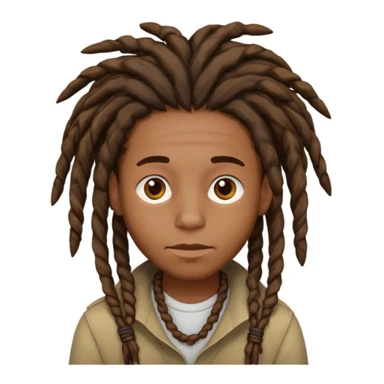 A boy with dreads sticker