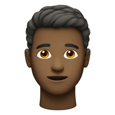 Person with sharp jawline  sticker