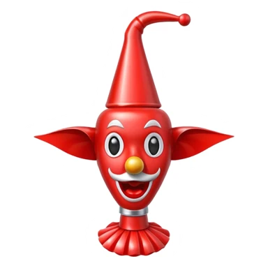 Clown horn sticker