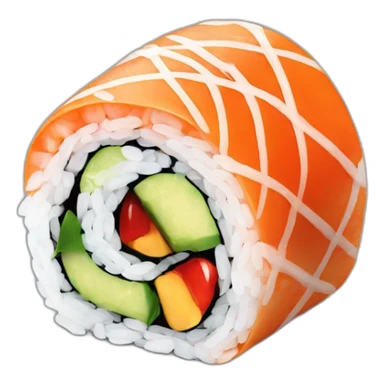 one sushi roll sticker