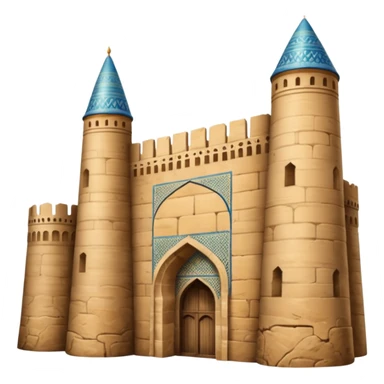 samarkand city walls, no frame sticker