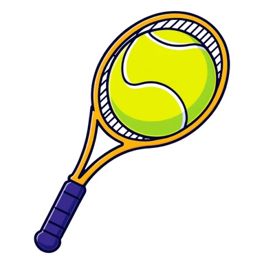 Tennis ball in all the Pride colors  sticker
