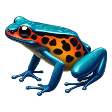 Poison dart frog sticker