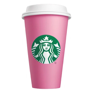 pink Starbucks  sticker