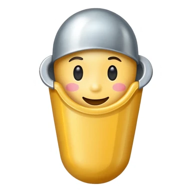 a scoop emoji with a different shape sticker