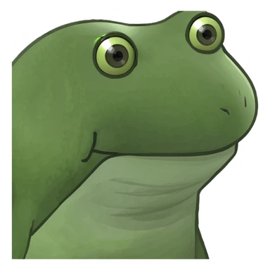 An emoji looking to the left  sticker