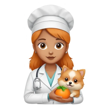 brazilian veterinary nurse with lulu pomeranian sticker