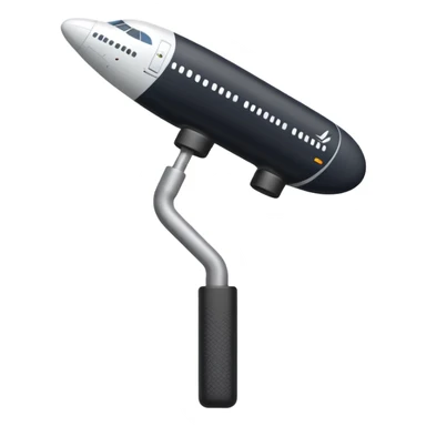 An airbus A380 sidestick sticker