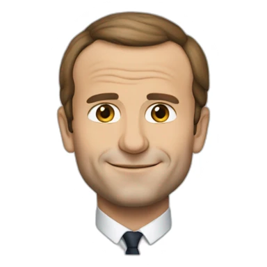 Macron avec un doigt d’honneur sticker