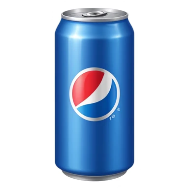 Pepsi can, simple and bold sticker