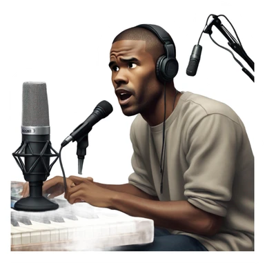 frank ocean making music sticker