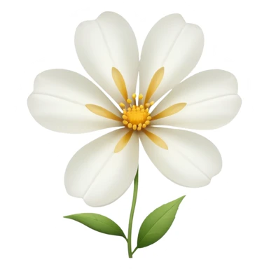 contour de fleur juste la forme sticker