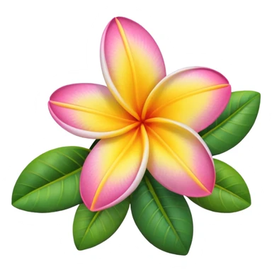 Plumeria  sticker