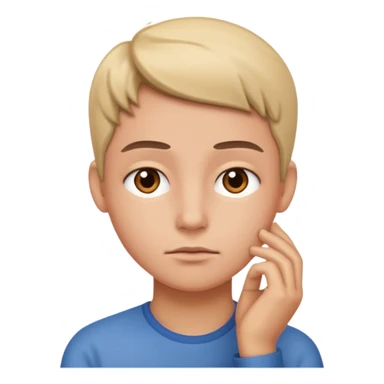 a person thinking sticker